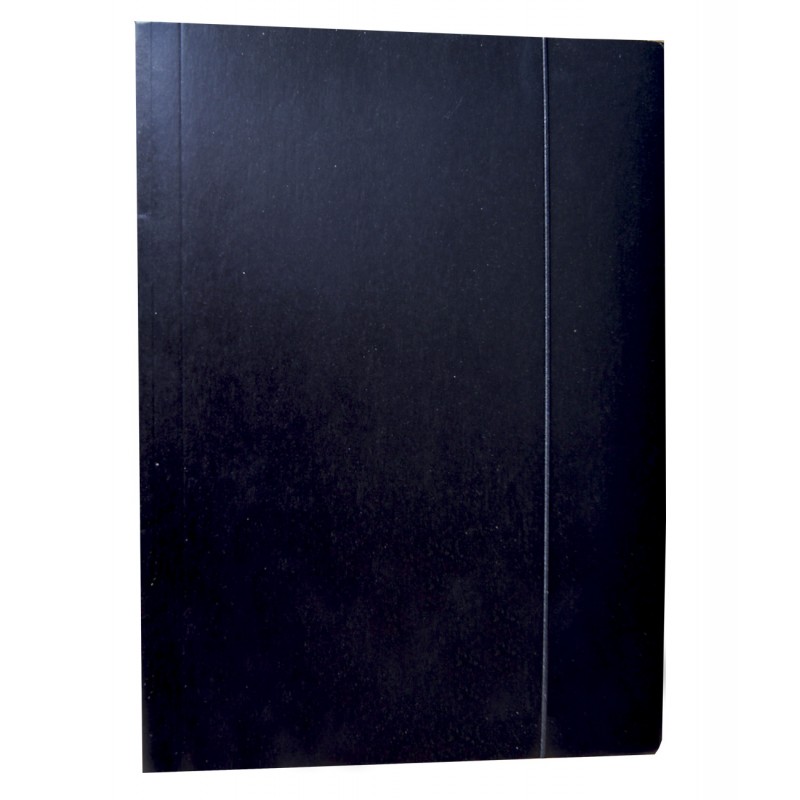 Teczka z gumką A4 TG06 1szt. Konfex czarna